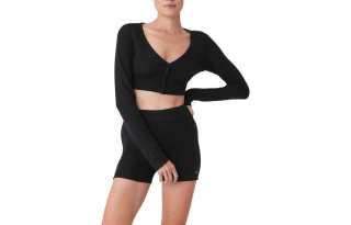 Alo Yoga Knitwear Women's V Neck Moderate Other
