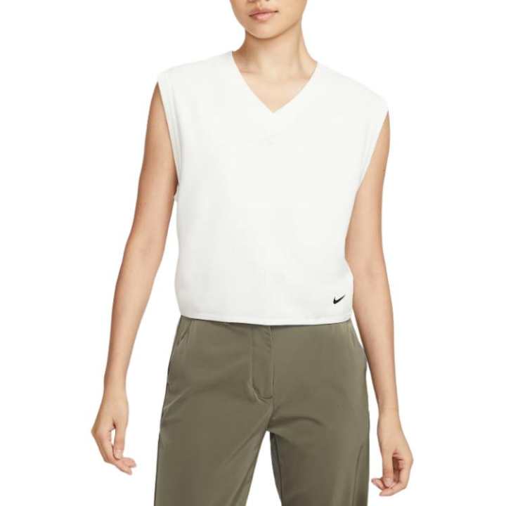 Nike Nike Clothing Knitwear Women's White V Neck Moderate