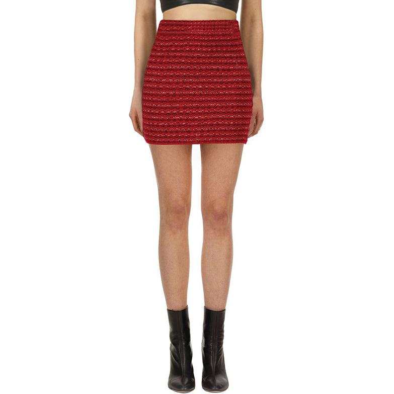 Self-portrait Self portrait Casual Short Skirts Women's Burgundy