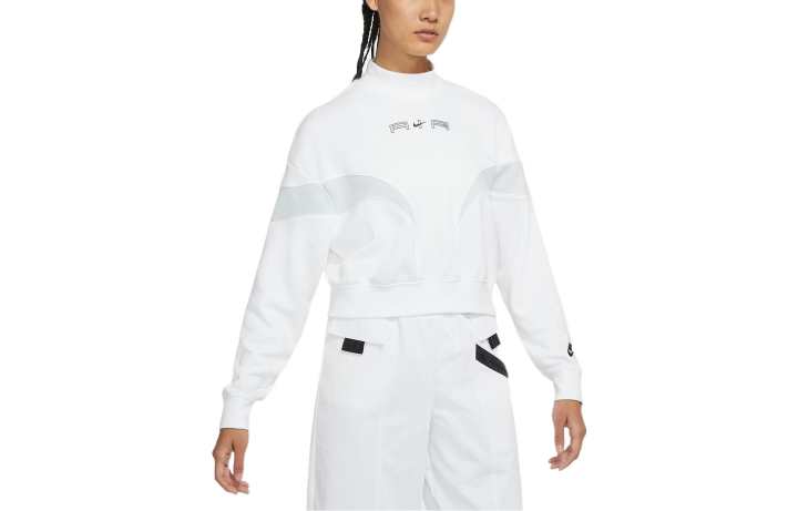 Nike Nike Sweatshirts Women's White Crew Neck Moderate Other