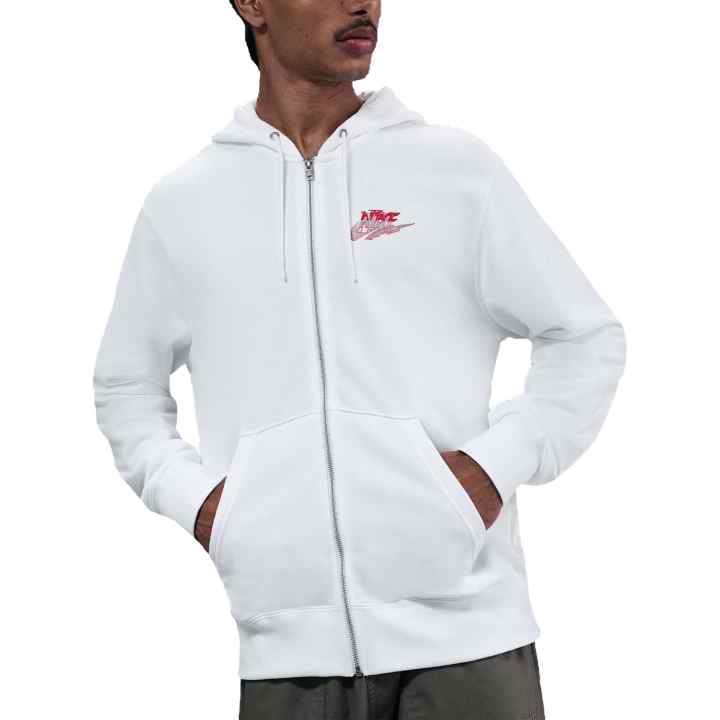 Nike Nike Sweatshirts Men's White Hooded Moderate