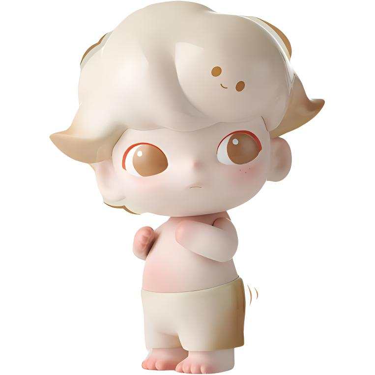 POP MART POP MART Dimoo Milk Tea Trendy Figures 22cm