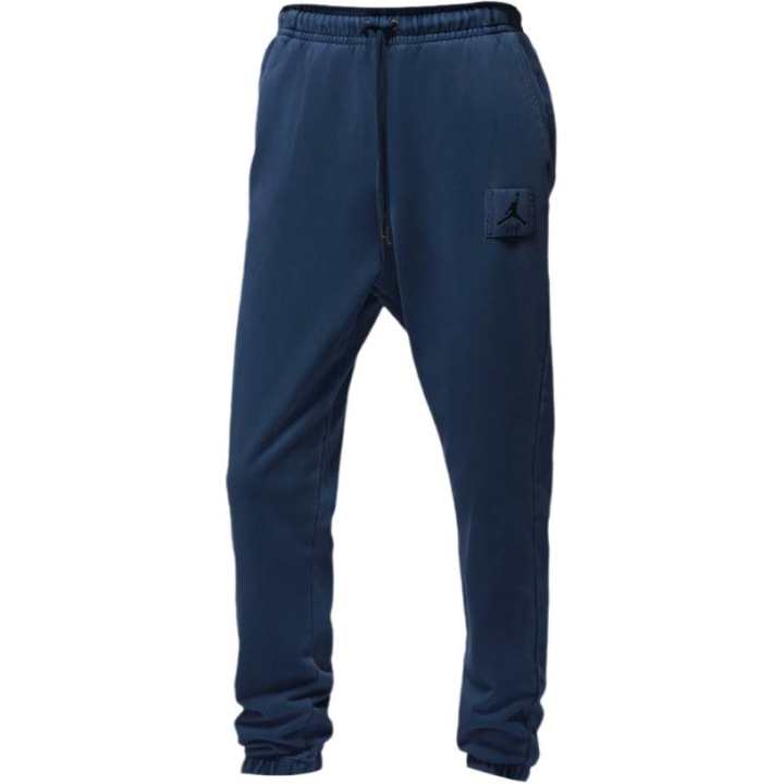 Jordan Jordan Knitted Sweatpants Men's French Blue Moderate Cuffed Pants
