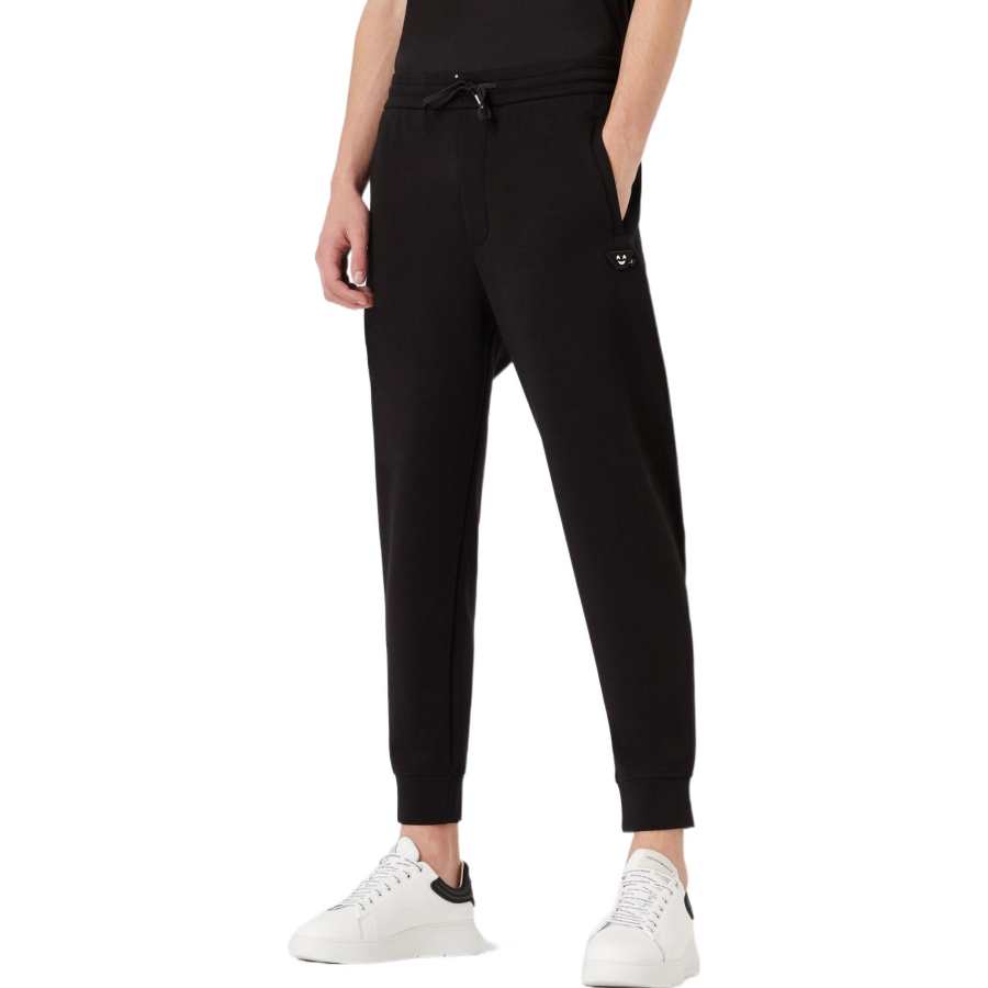 EMPORIO ARMANI SS22 Sweatpants Men's Black