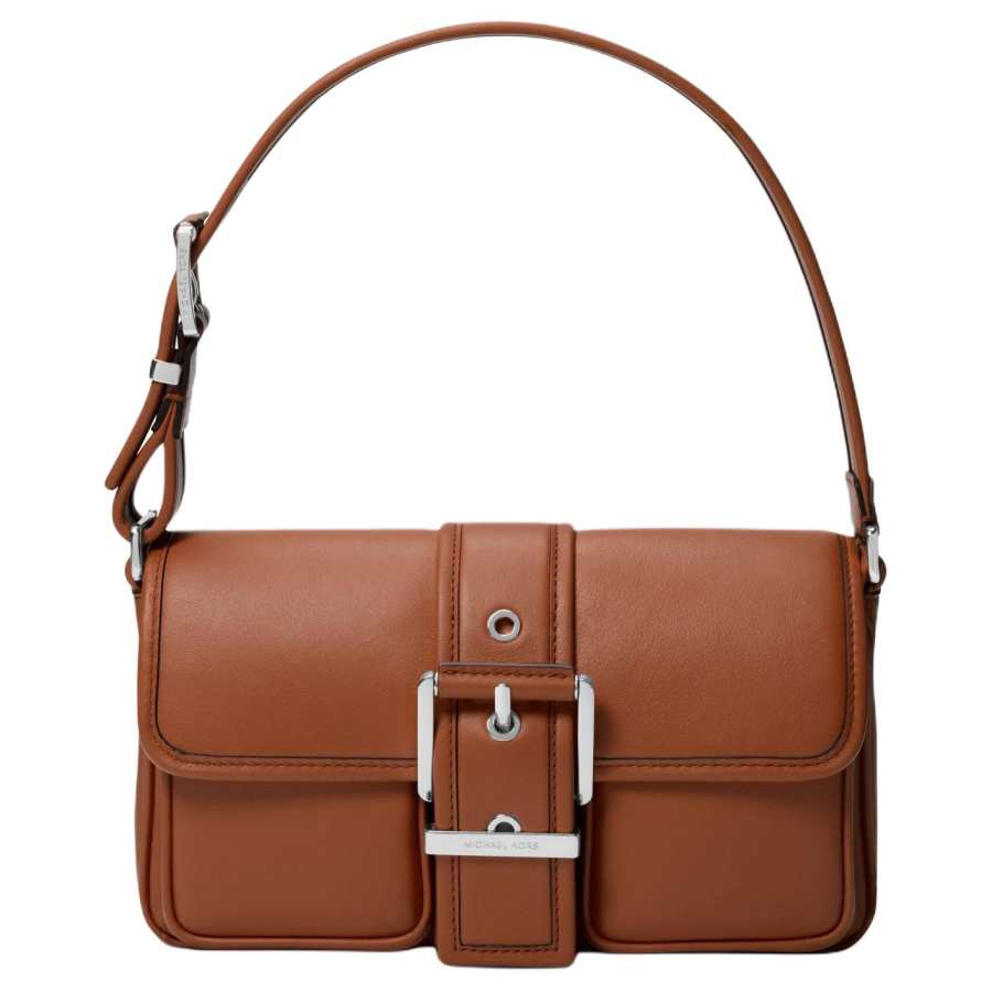 MICHAEL KORS Cow Leather Handbag, Shoulder Bag Medium Women's Brown