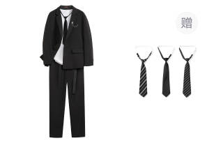 CSKS Business Suits Men's Lapel Moderate