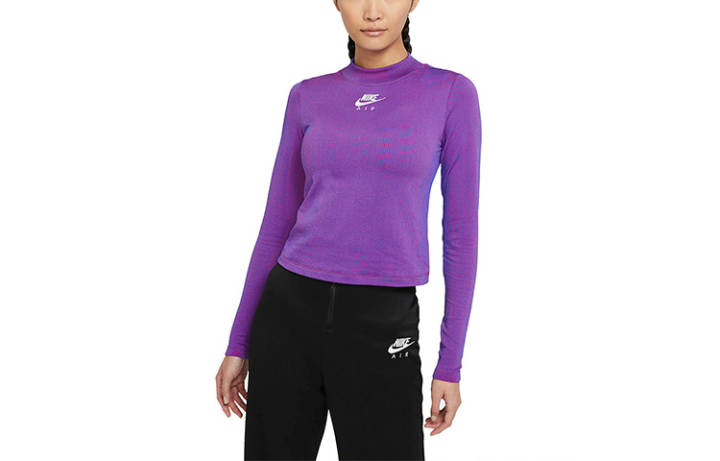 Nike Nike T Shirts Women's Raspberry Red Stand Collar Moderate Other