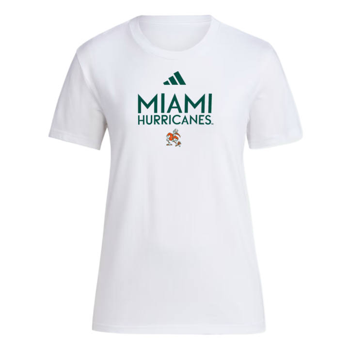 Adidas Adidas T Shirts Women's White Crew Neck Moderate Straight Fit