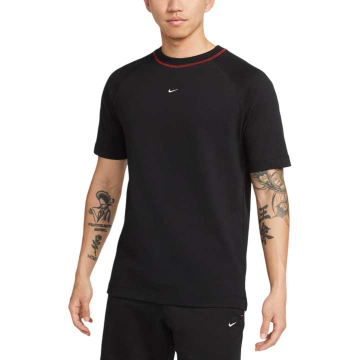 Nike Nike T Shirts Men's Black Crew Neck Moderate
