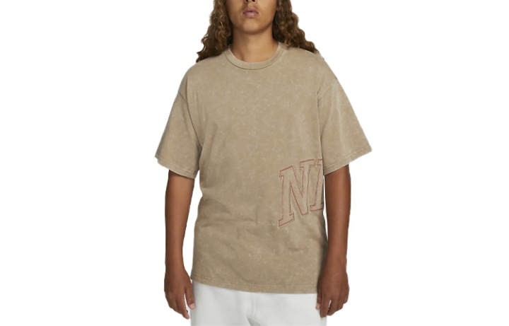 Nike Nike Drop Shoulder Sleeve T Shirt Women's Khaki