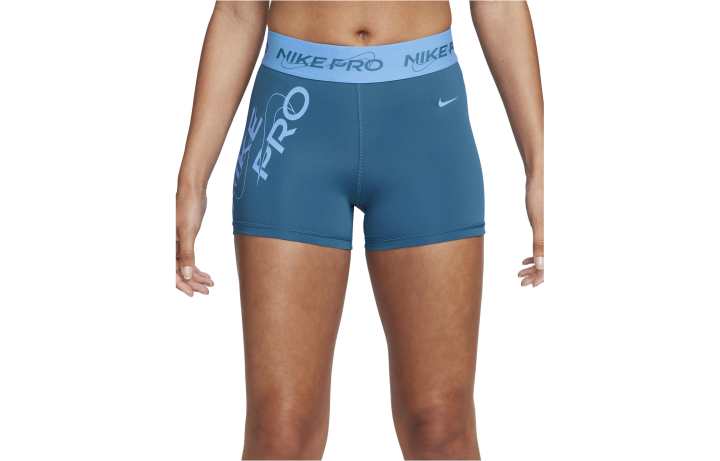 Nike Nike Sports Shorts Women's Blue Moderate Knitted Shorts