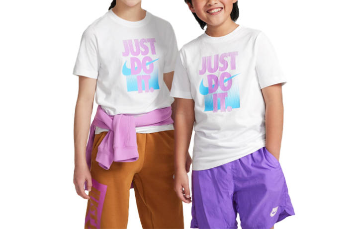 Nike Nike Kids T Shirts Crew Neck Moderate