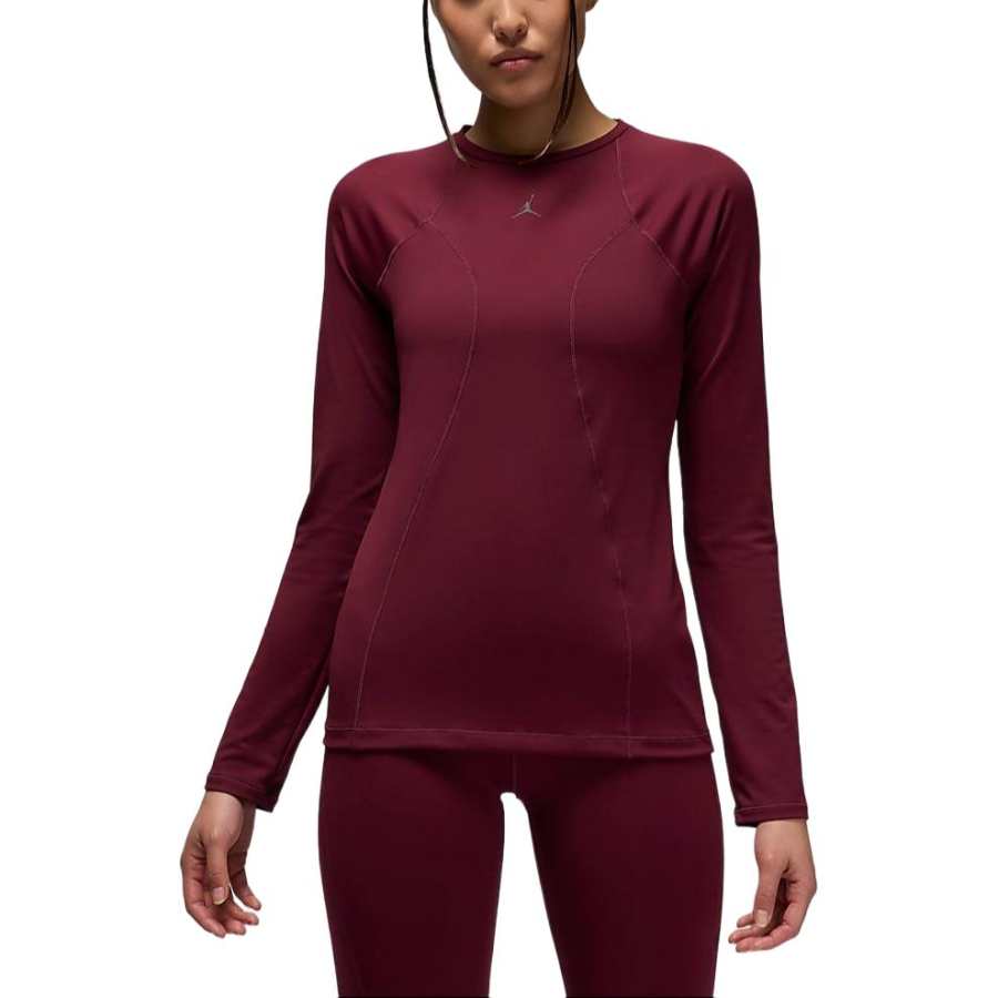 Jordan Jordan Sport Raglan Sleeve T Shirt Women's Burgundy