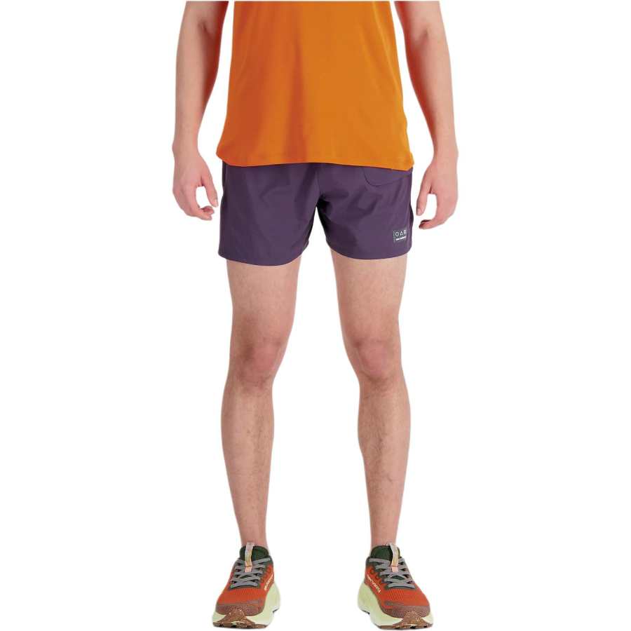 New Balance New Balance Impact Run 5 Inch Casual Shorts Men's Purple