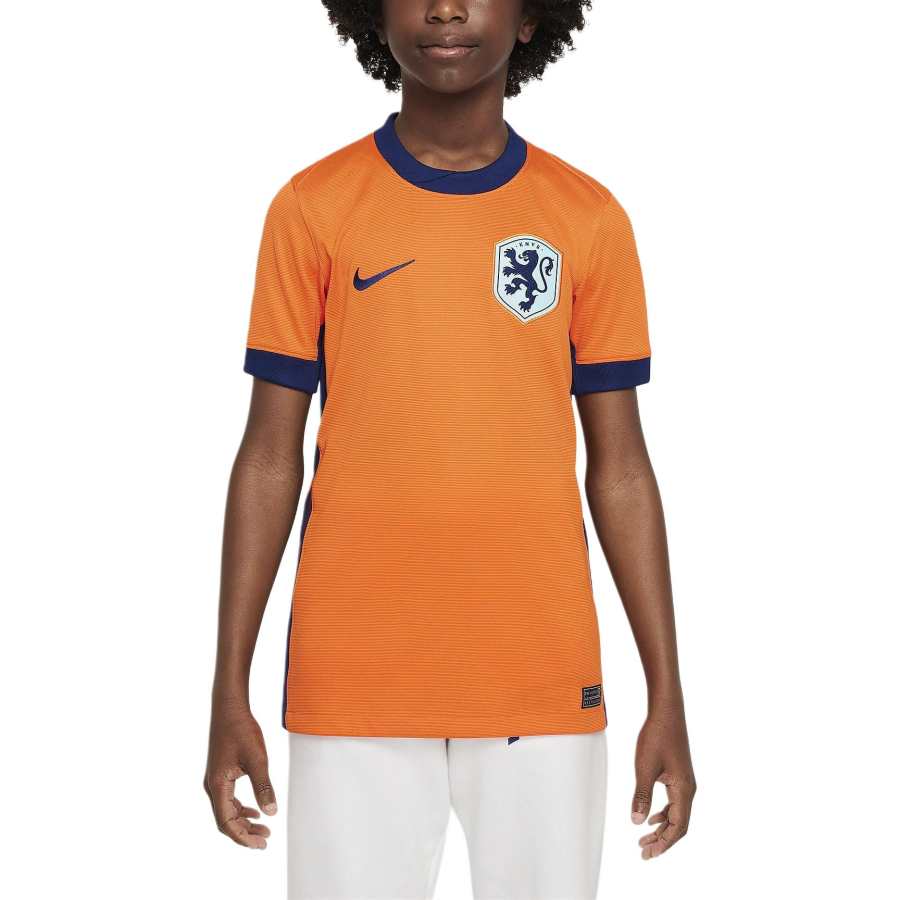 Nike Nike Netherlands Women's Team 2024/25 Stadium Home T Shirt Orange Teenagers
