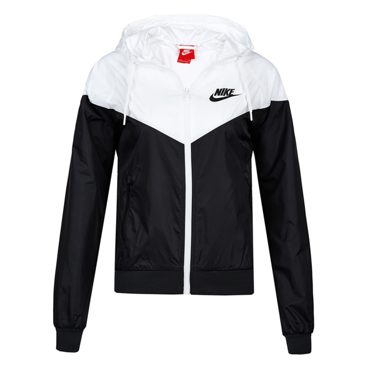 Nike Nike WINDRUNNER Jackets Women's Black White Hooded Moderate Other