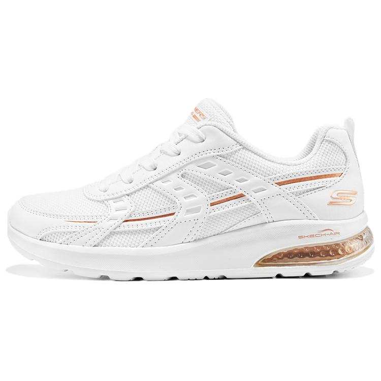 Skechers Casual Abrasion Resistant Rebound Abrasion Resistant Rebound Low top Casual Shoes Women's White