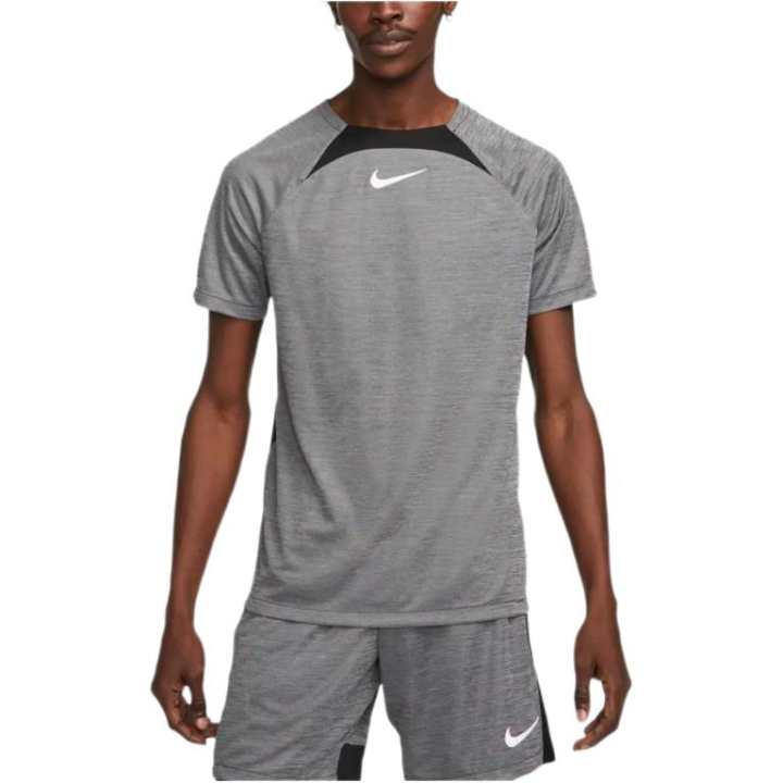 Nike Nike Dri Fit T Shirts Men's Gray Crew Neck Moderate Straight Fit