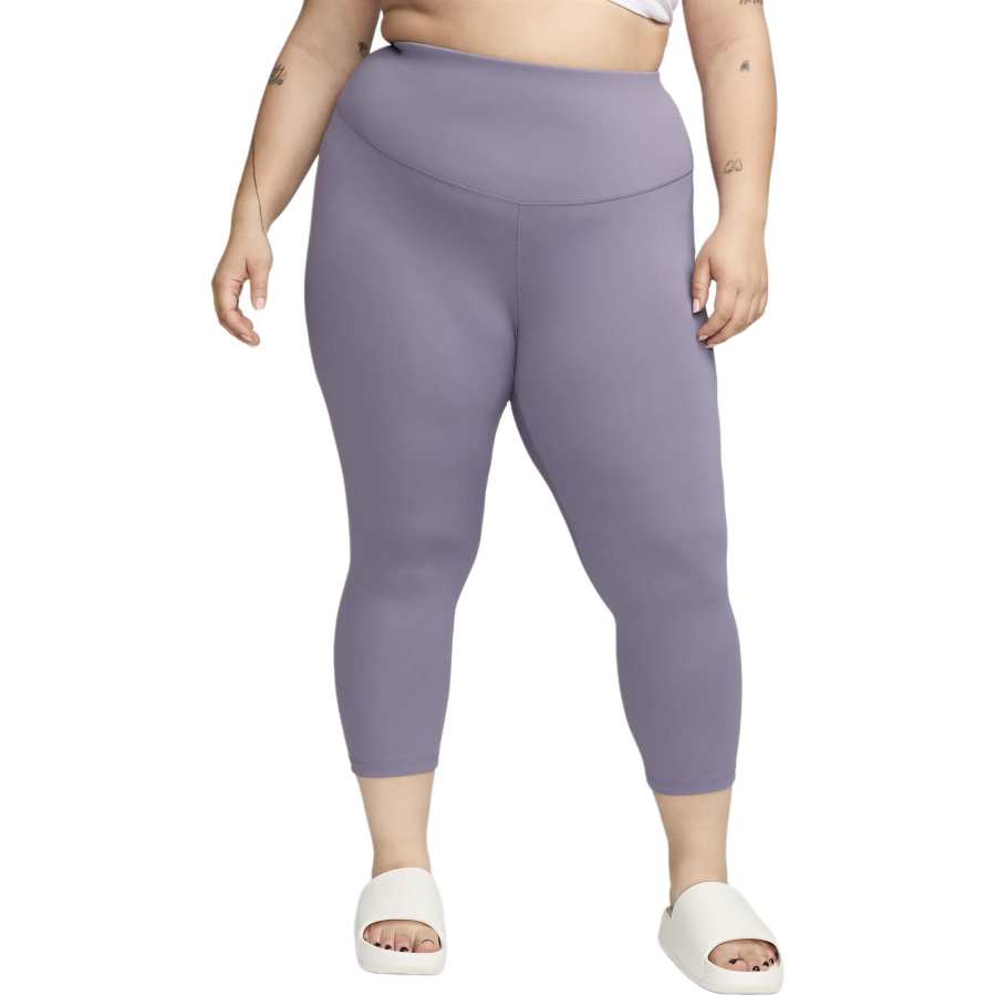 Nike Nike OneWomen's High Waisted Crop Leggings Plus Size Casual Pants Women's Purple
