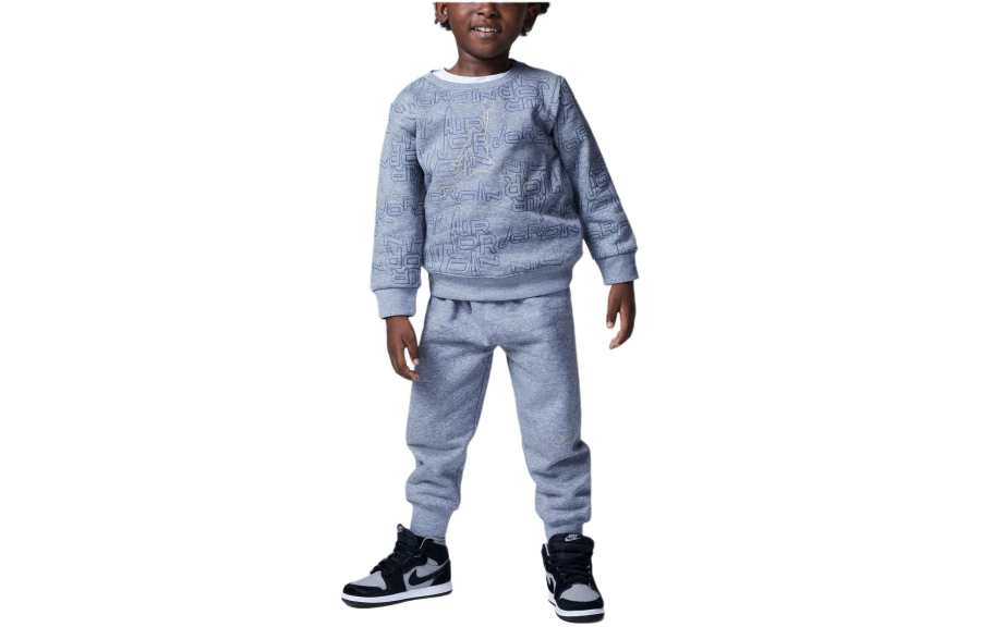 Jordan Jordan Kids Matching Sets Take Flight Black Gray Infant And Toddler