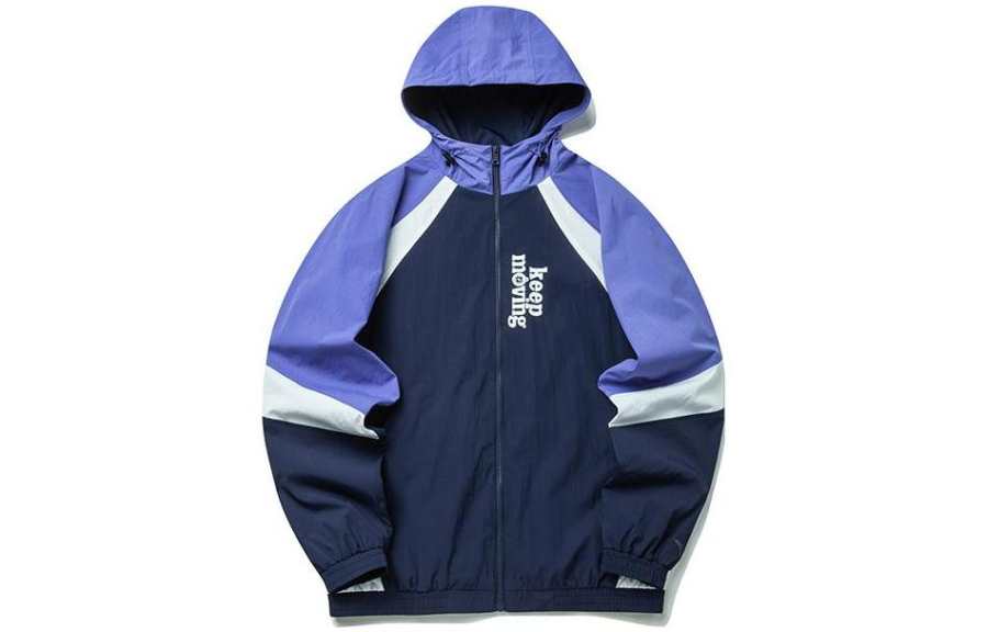 Anta Life Collection Jacket Unisex Gray Blue
