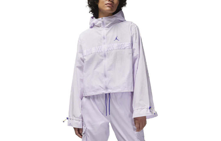 Jordan Jordan Jackets Women's Purple Hooded Moderate Other