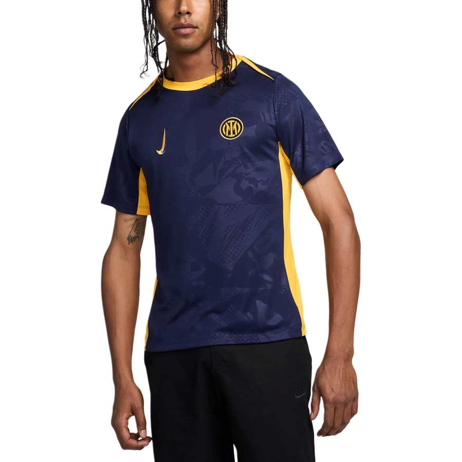Nike Nike International Beige Blue Pro Third Soccer Jersey Men's Black Blue/University Gold/Lyon Blue