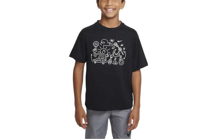 Nike Nike Kids T Shirts Crew Neck Moderate