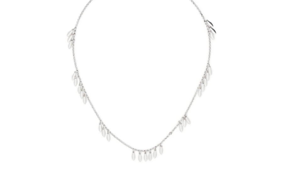 ISABEL MARANT Shiny Leaf Chain-link Necklace