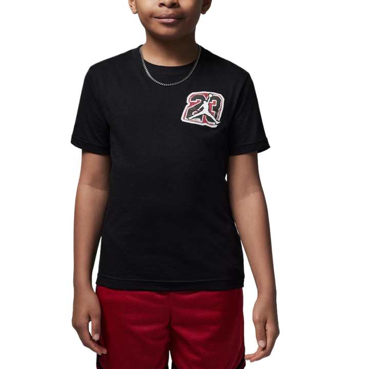 Jordan Jordan T Shirt SS25 Black Kids'