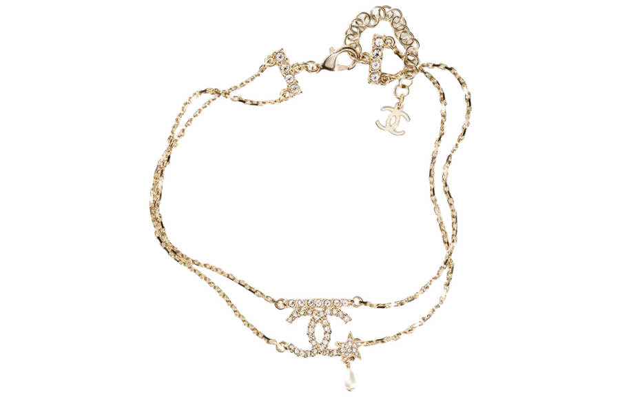 CHANEL CHANEL Choker Necklace AB8050