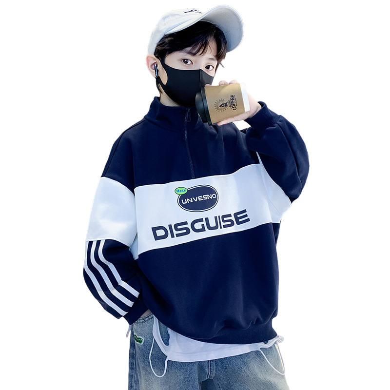 Lanza Lanza Sweatshirt Navy Blue Kids'