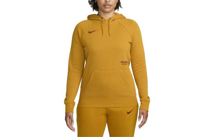 Nike Nike Sweatshirts Women's Yellow Hooded Moderate Regular