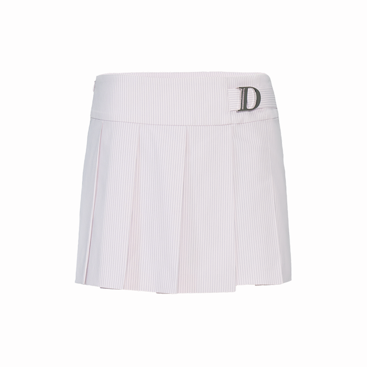 DESCENTE Field Casual Short Skirts Women's Moderate Short Pleated Skirt
