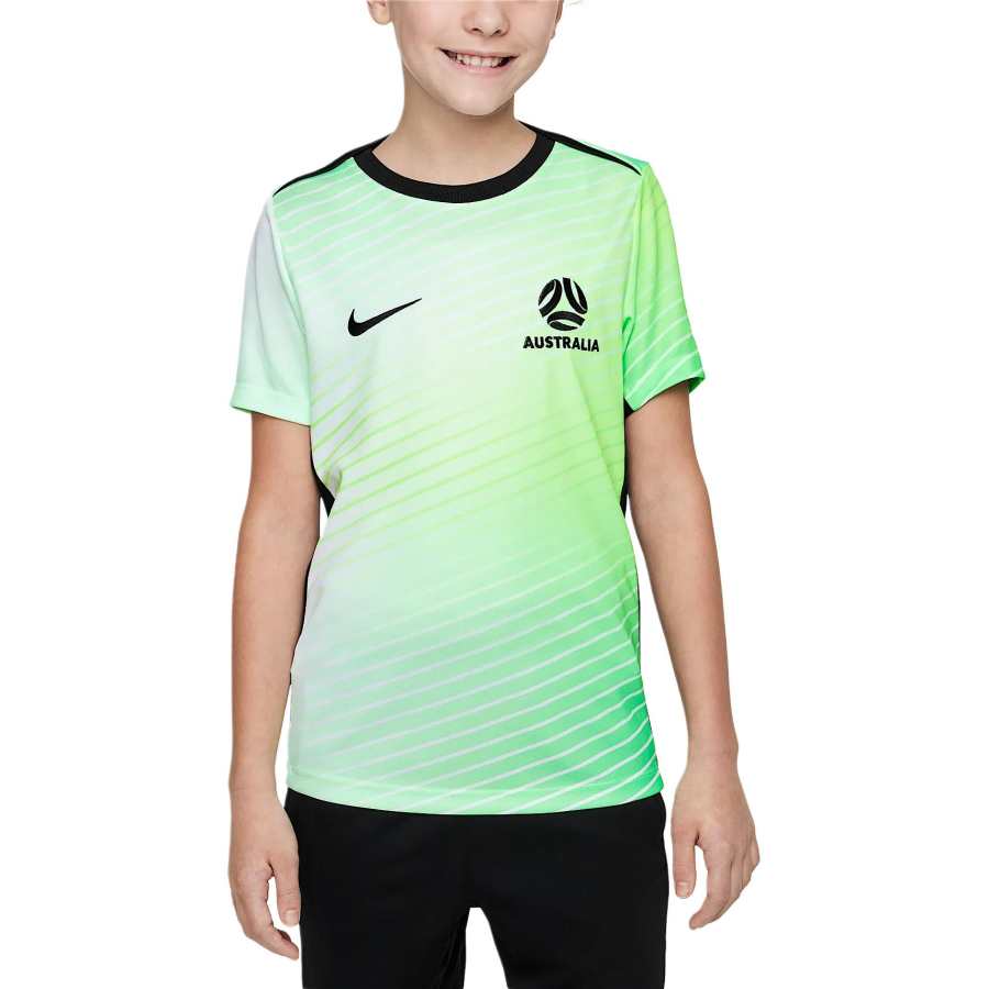 Nike Nike Dri FitAcademy T Shirt Toxic Green/Night Forest Teenagers