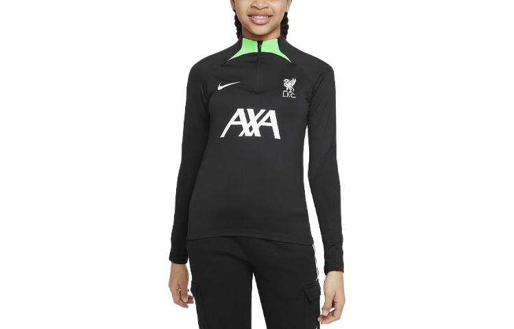 Nike Nike T Shirt Kids' Apparel Dri FIT Liverpool F.C. Strike Black Kids'