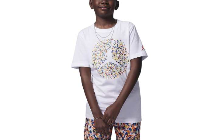 Jordan Jordan T Shirt Poolside Jumpman White Kids'