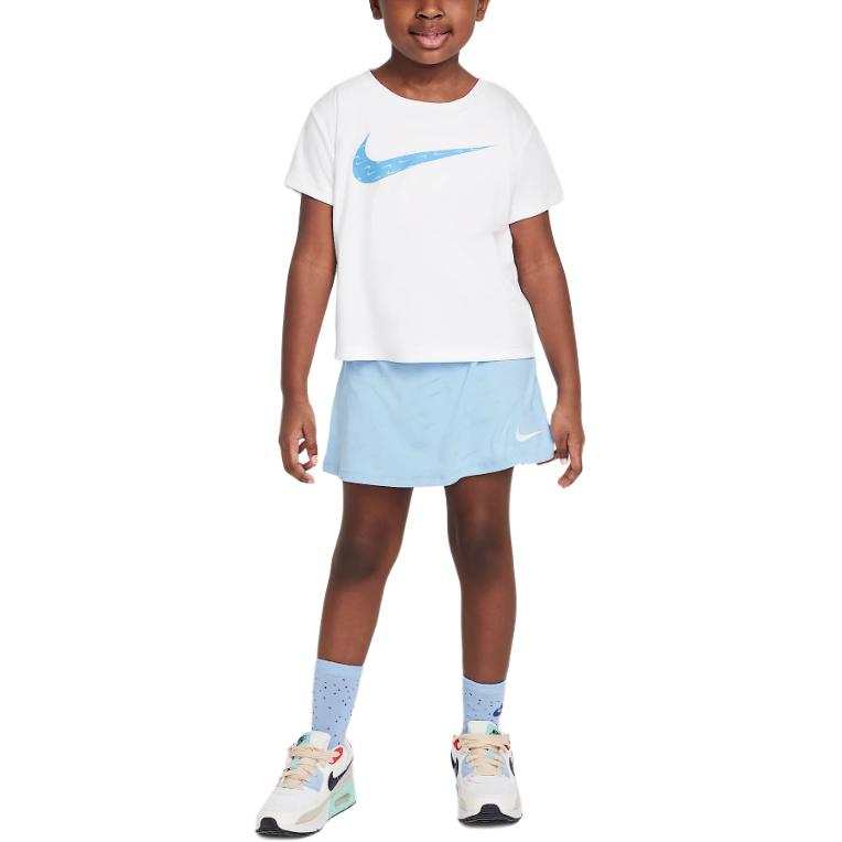 Nike Children Aged 3 7 Years Old Nike Skirt Set Sportswear ClubDri Fit Mind Blue