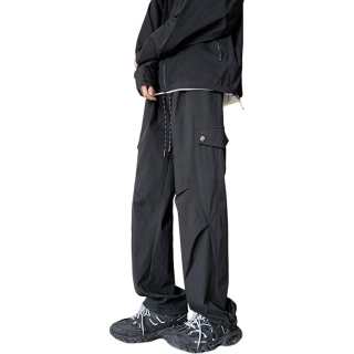 FA2LO Casual Pants Unisex Moderate Straight Fit Pants