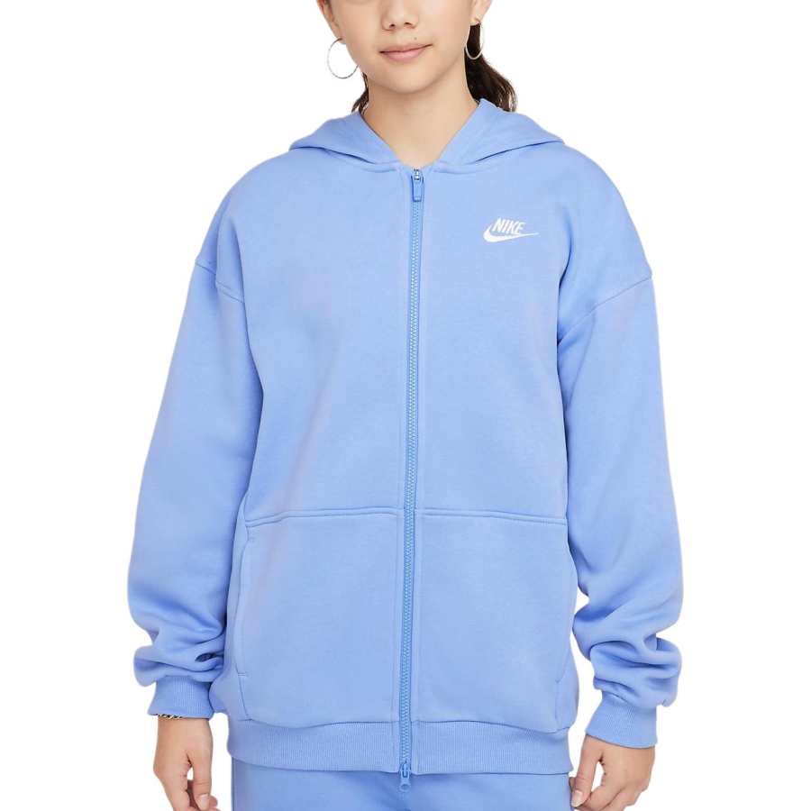 Nike Nike Sweatshirt Sportswear Club FW24 Fleece Pulse Sapphire Blue Teenagers