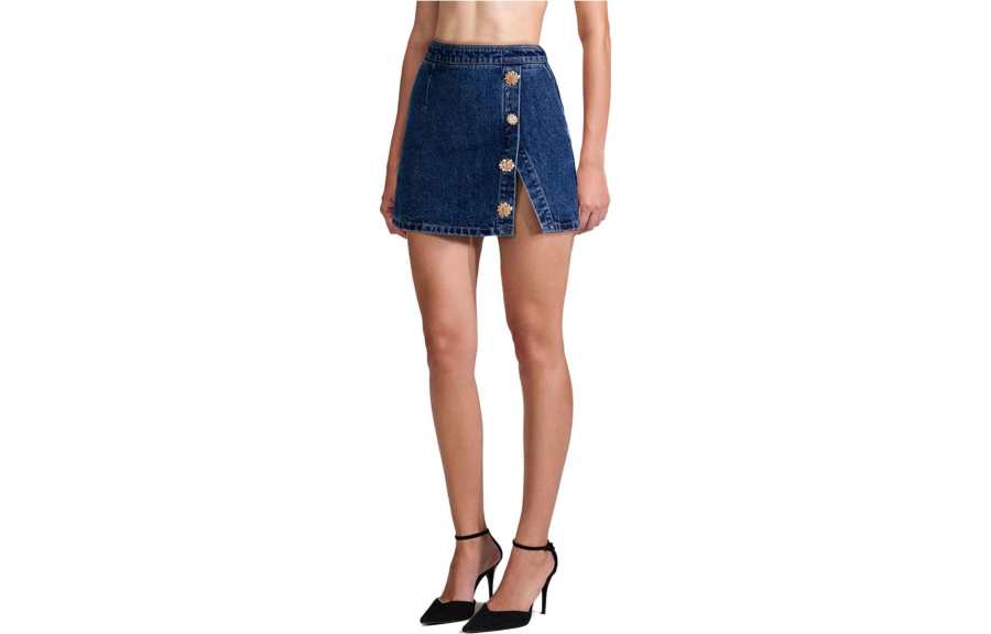 Self-portrait Self portrait Denim Short Skirts Women's
