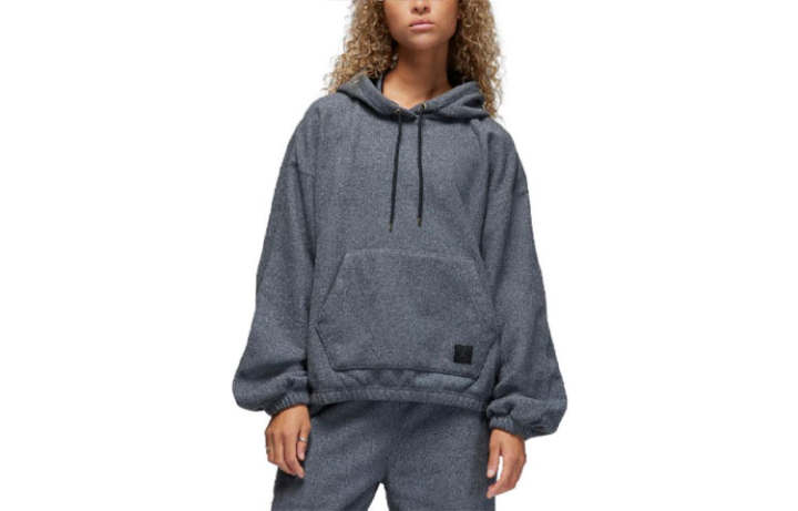 Jordan Jordan Sweatshirts Women's Gray Hooded Moderate Regular