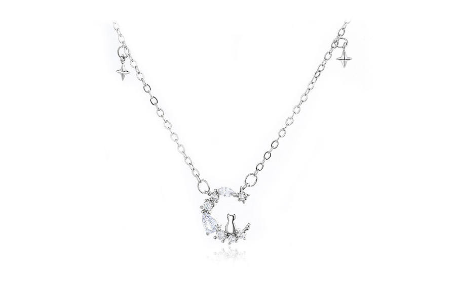 WANLIACC Zircon Alloy Necklaces Women's
