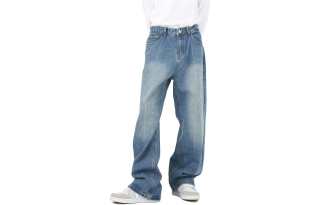 Voguo Relay Jeans Men's Blue Moderate Straight Fit Pants