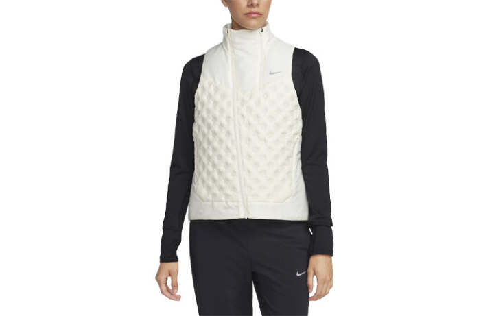 Nike Nike THERMA FIT ADV Down Vests Women's White Stand Collar Moderate Other