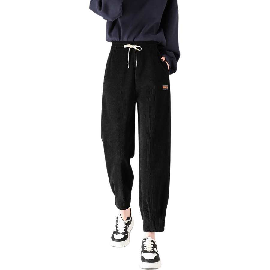BALENO Casual Pants Women's Thickened And Fleece Lined Lantern Pants