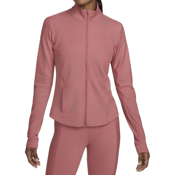 Nike Nike Women's Dri FIT Full Zip Mid Layer Jackets & Coats Women's Canyon Pink