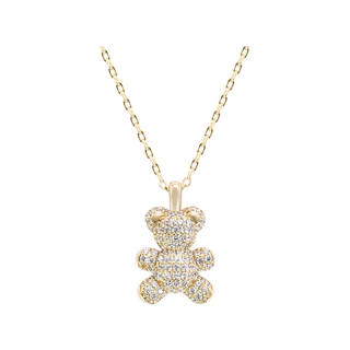 NAME.S 925 Silver Zircon Necklaces Women's Gift Box Set