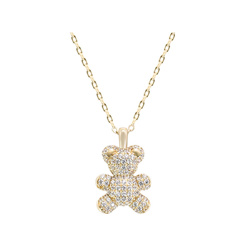 NAME.S NAME.S 925 Silver Zircon Necklaces Women's Gift Box Set