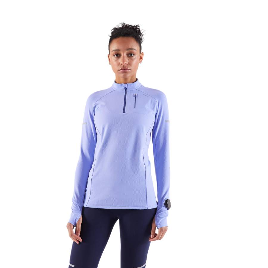 DECATHLON Raglan Sleeve T Shirt Women's Light Lavender Blue